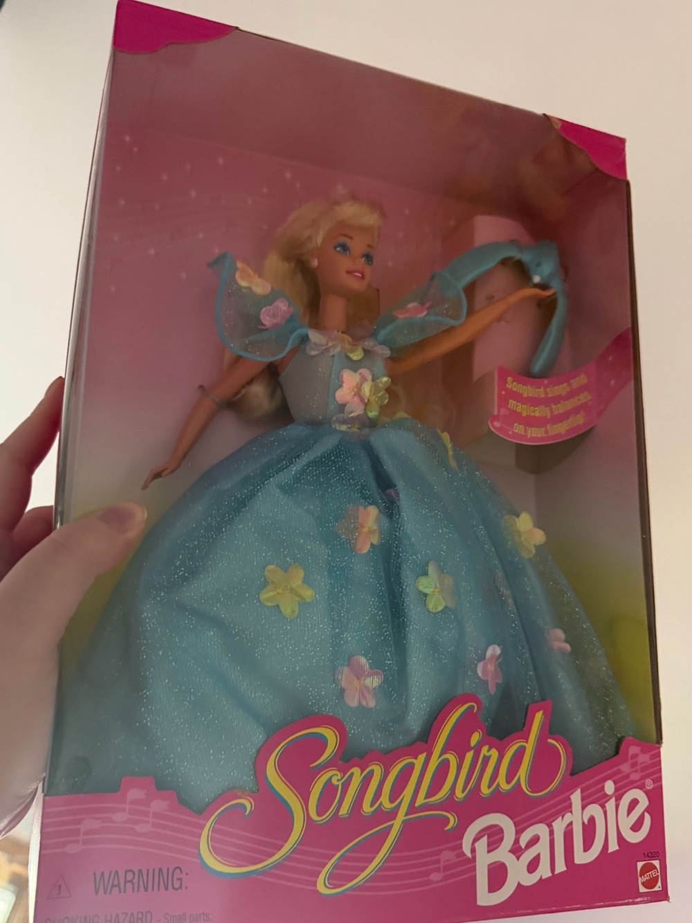 Barbie Songbird Doll in Blue Floral Gown